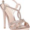 Women Pelle Moda Sandals | Farrell Platinum Gold Evening Sandal