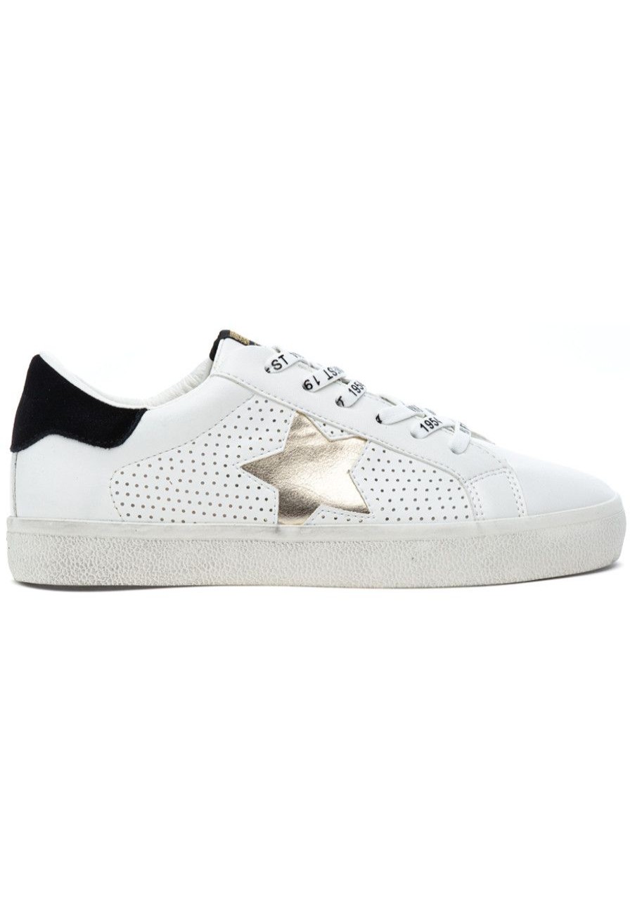 Women Vintage Havana Sneakers | Gadol 11 Sneaker White/Gold Multi