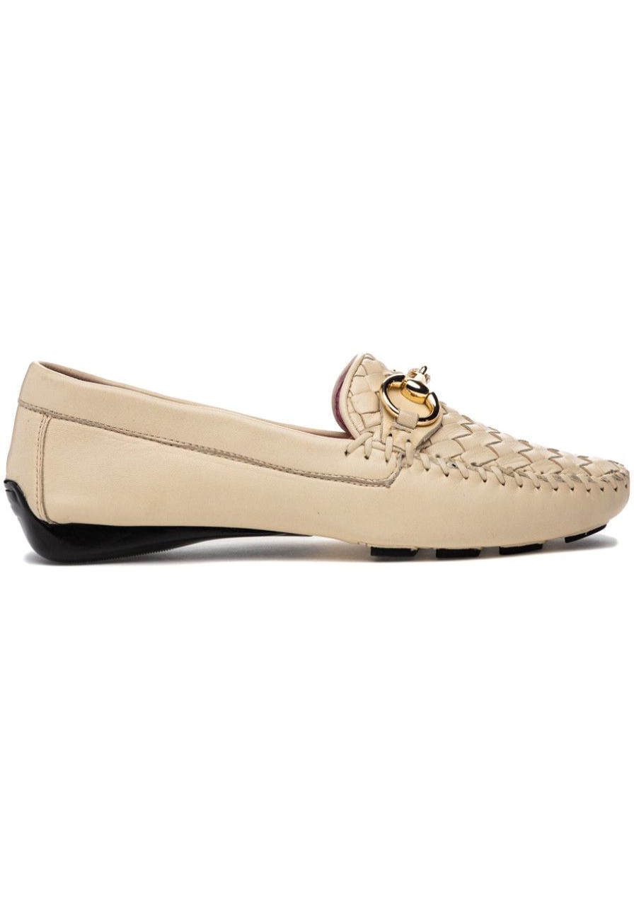 Women Robert Zur Loafers & Oxfords | Perlata Loafer Bone Leather