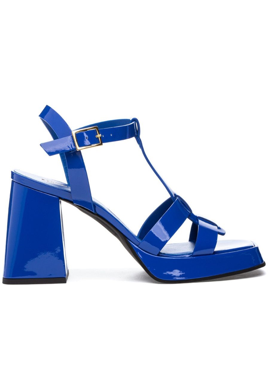Women 275 Central Sandals | Gianna Sandal Cobalt Blue Patent Leather