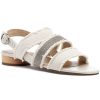 Women Jildor Sandals | Beau Sandal White Canvas