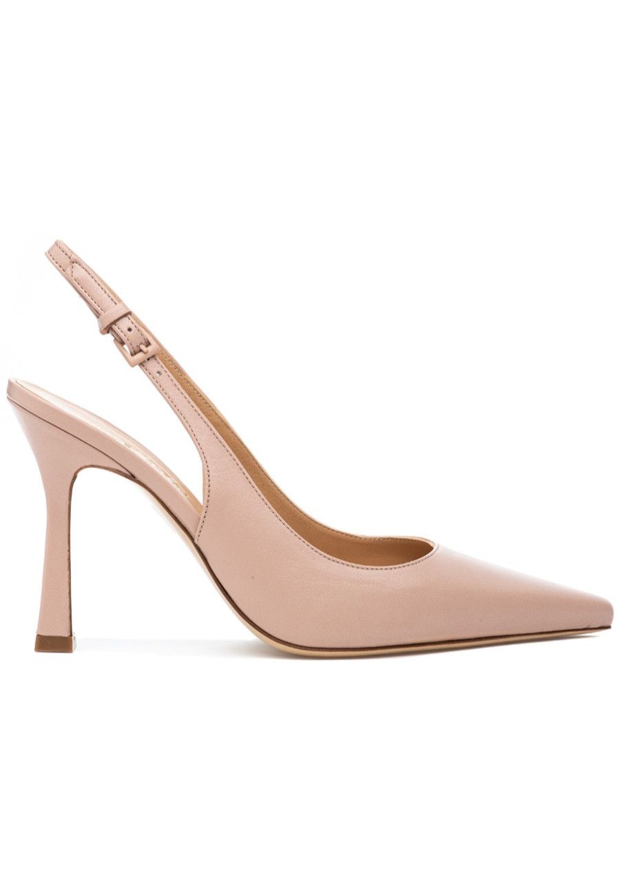 Women 275 Central Pumps | Fred Pump Nude Leather