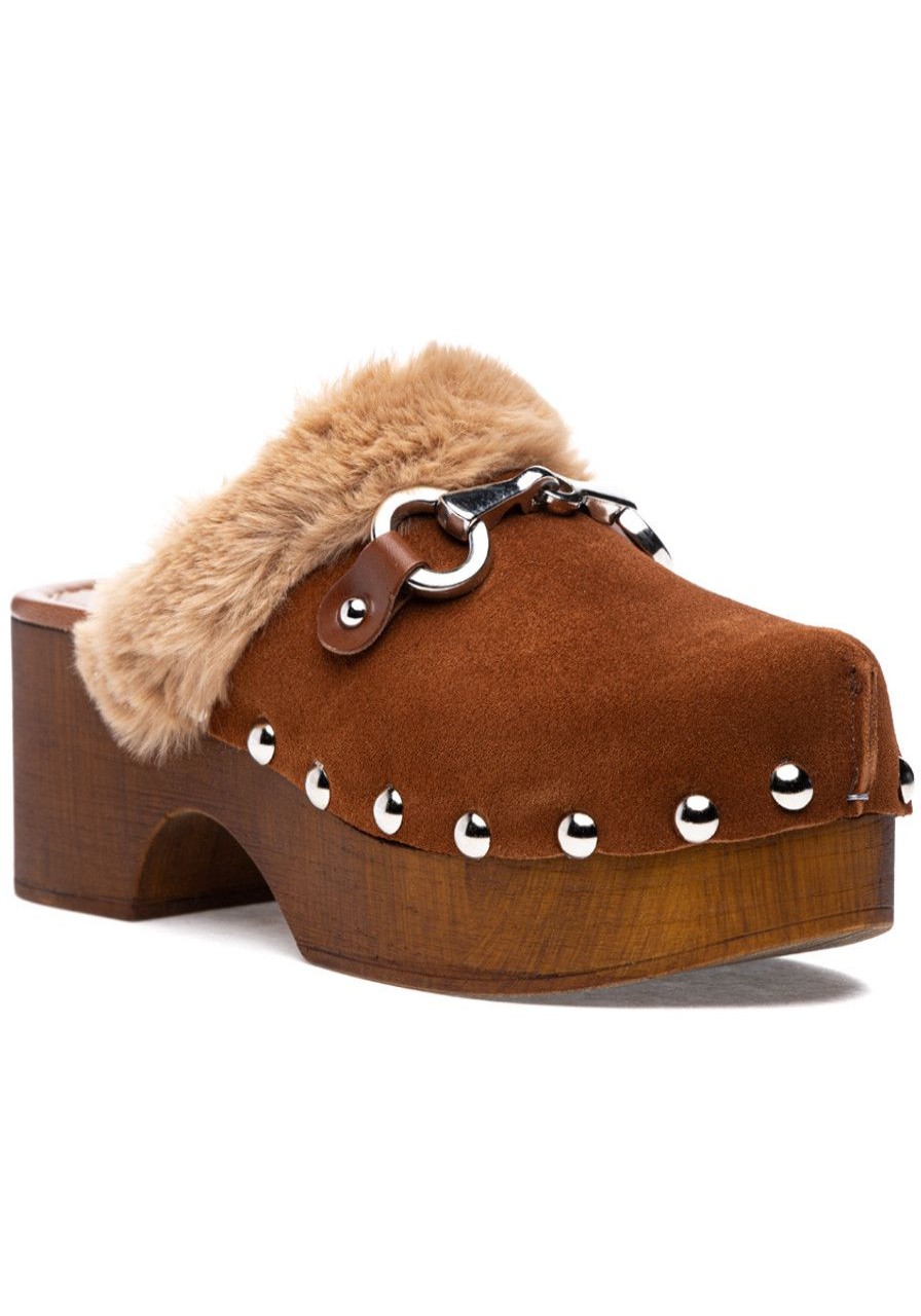 Women 275 Central Mules & Clogs | Prince Clog Brown Suede