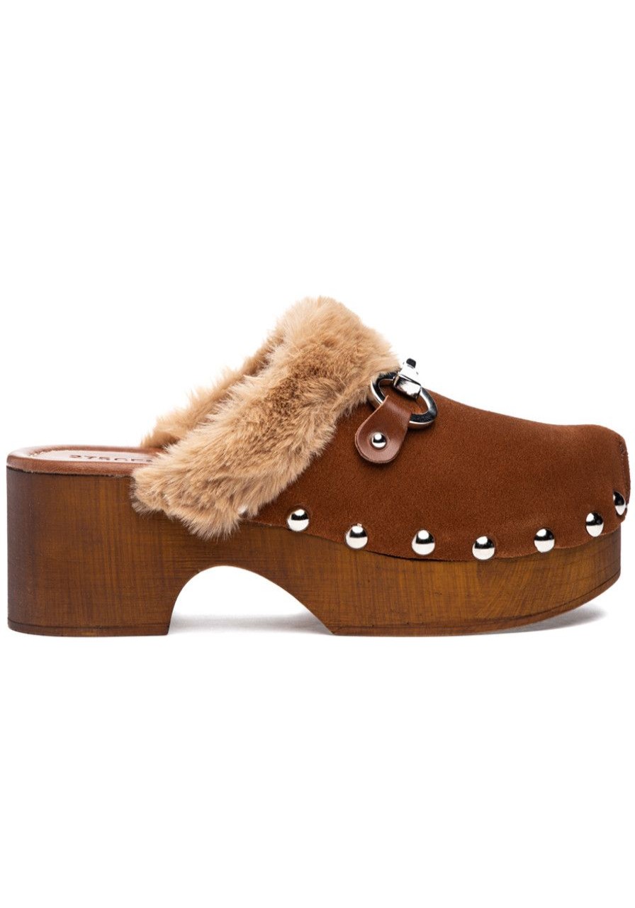 Women 275 Central Mules & Clogs | Prince Clog Brown Suede