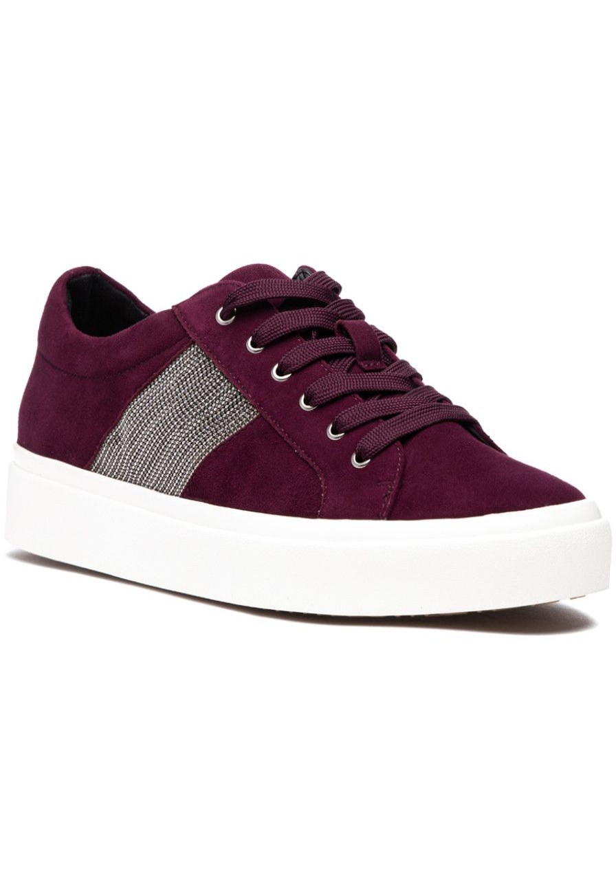 Women Jildor Sneakers | Yaya Sneaker Burgundy Suede