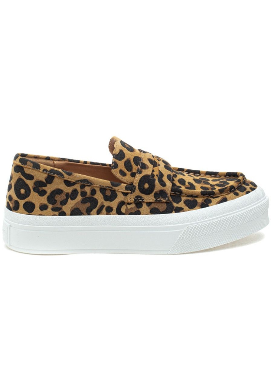 Women J/Slides Sneakers | Gigi Js Sneaker Leopard Print Suede