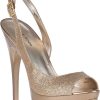 Women Pelle Moda Sandals | Gleam Evening Sandal Gold Glitter