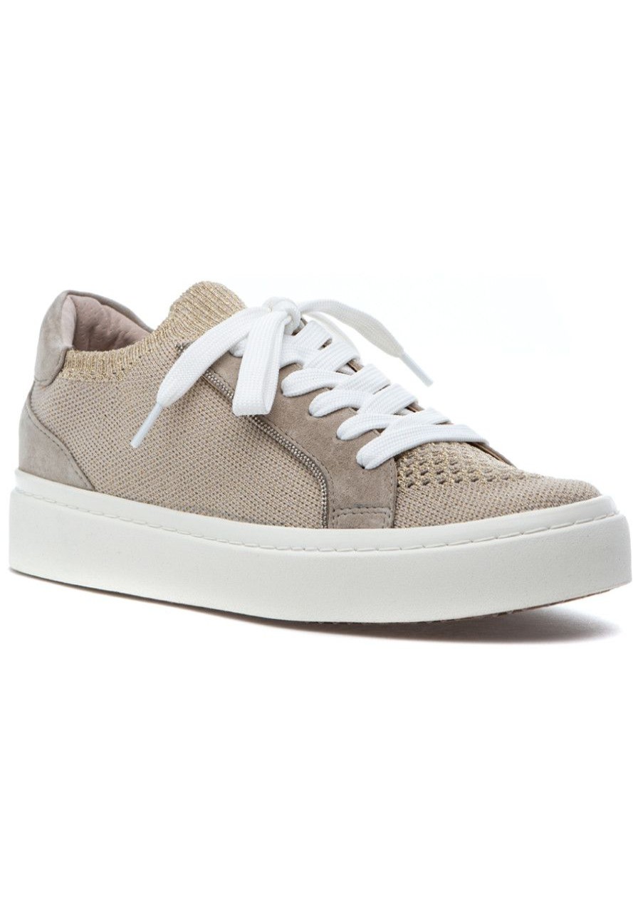 Women Jildor Sneakers | Yaqira Sneaker Light Taupe Metallic