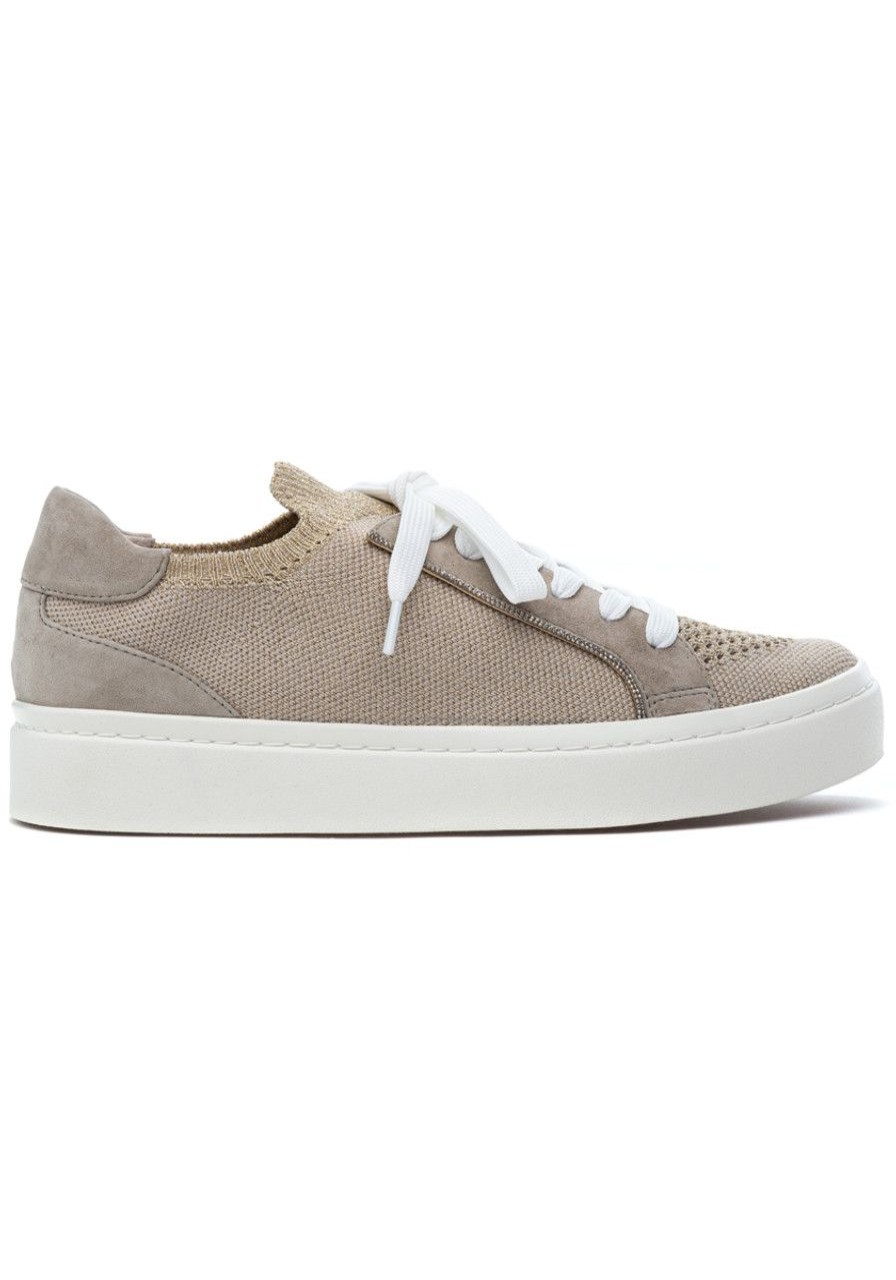Women Jildor Sneakers | Yaqira Sneaker Light Taupe Metallic