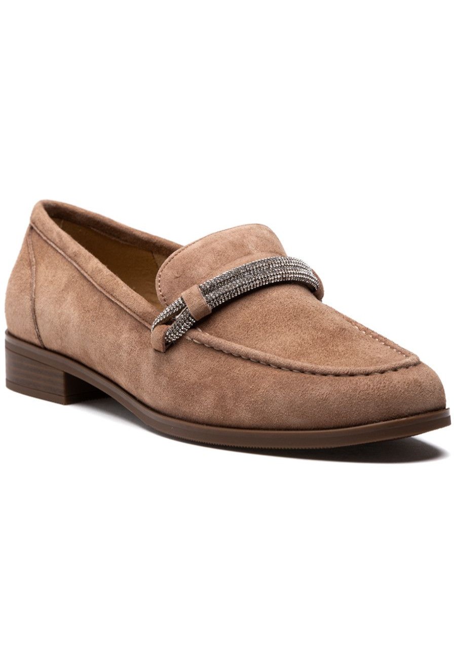 Women Jildor Loafers & Oxfords | Karida Loafer Military Suede