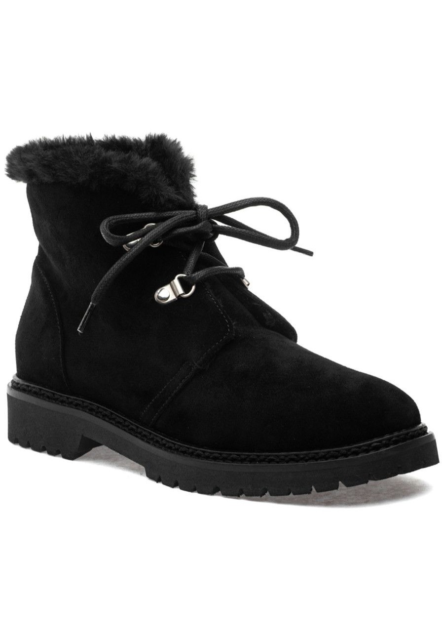 Women Aquatalia Boots | Madelina Boot Black Suede