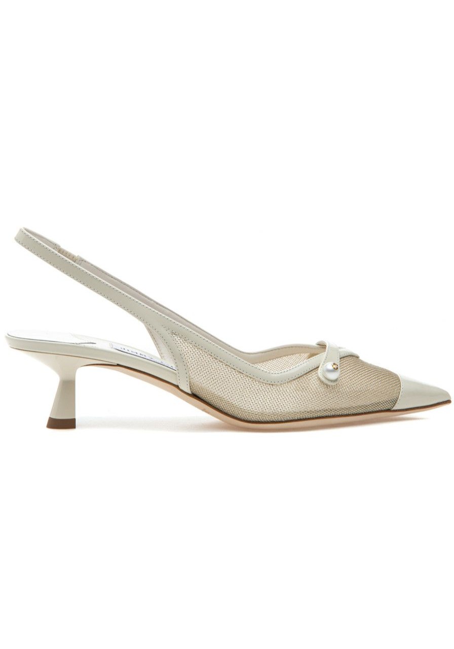 Women Jimmy Choo Pumps | Amita 45 Pump Latte/Champagne