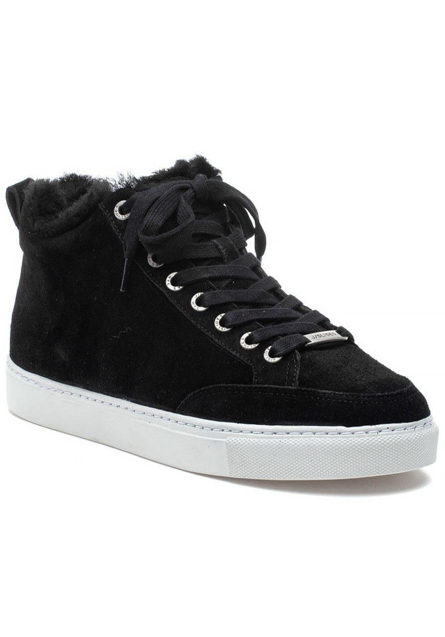 Women J/Slides Sneakers | Lottie Sneaker Black Suede