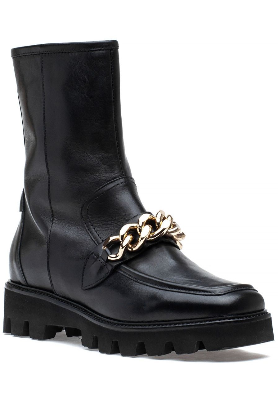 Women 275 Central Boots | Mac Boot Black Leather