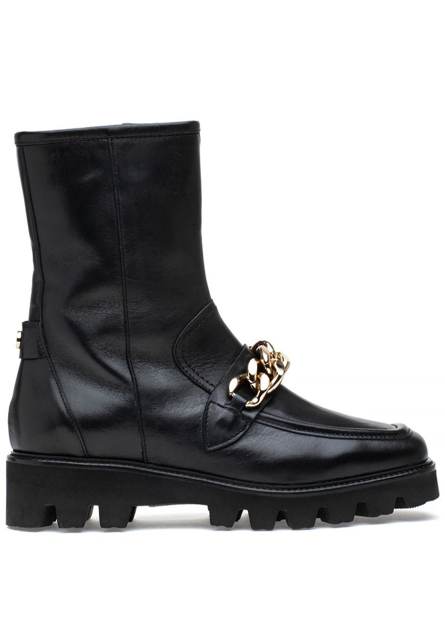 Women 275 Central Boots | Mac Boot Black Leather
