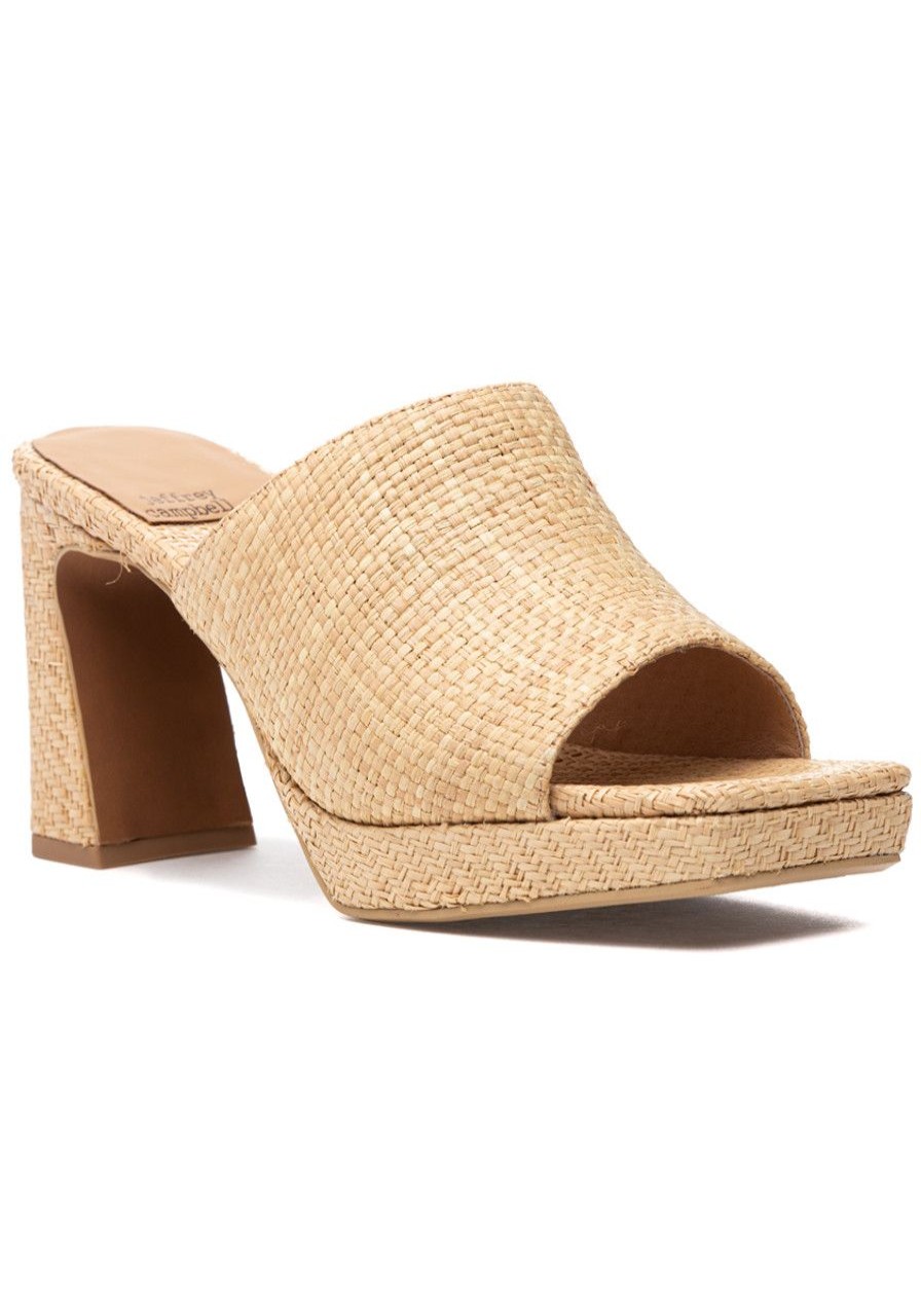 Women Jeffrey Campbell Sandals | Caviar-R Sandal Natural Raffia