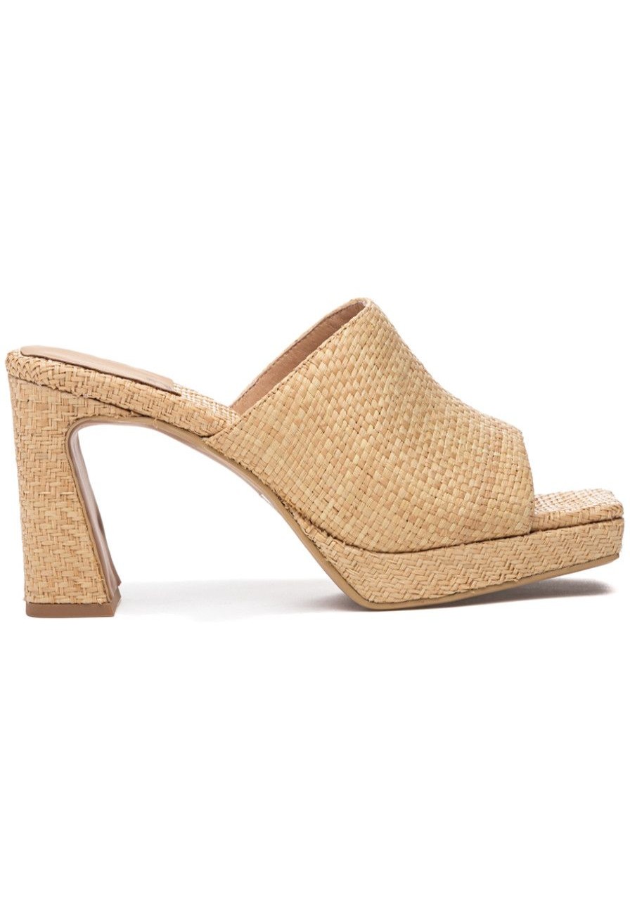 Women Jeffrey Campbell Sandals | Caviar-R Sandal Natural Raffia