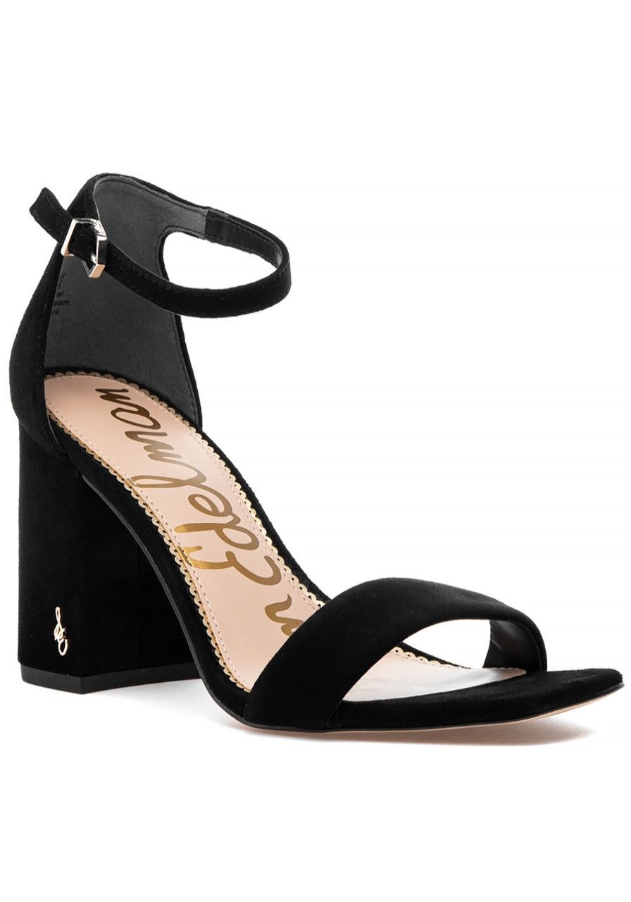 Women Sam Edelman Sandals | Daniella Sandal Black Suede