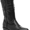 Women Steve Madden Boots | Laredo Boot Black Leather