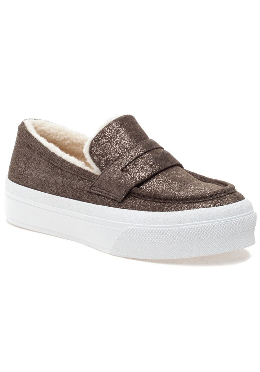 Women J/Slides Sneakers | Giles Sneaker Khaki Metallic Suede
