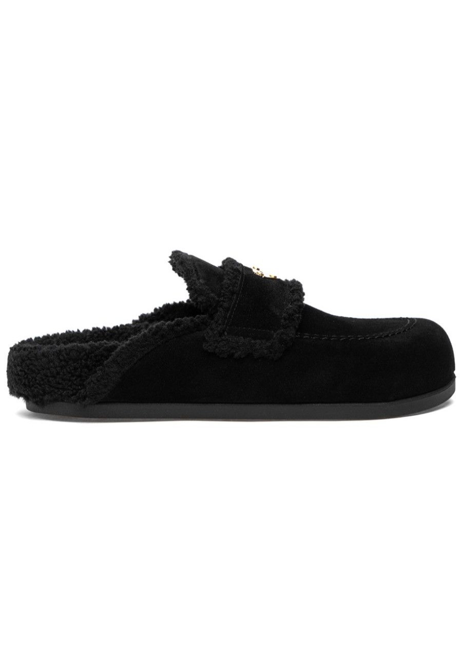 Women 275 Central Mules & Clogs | Evette Clog Black Suede