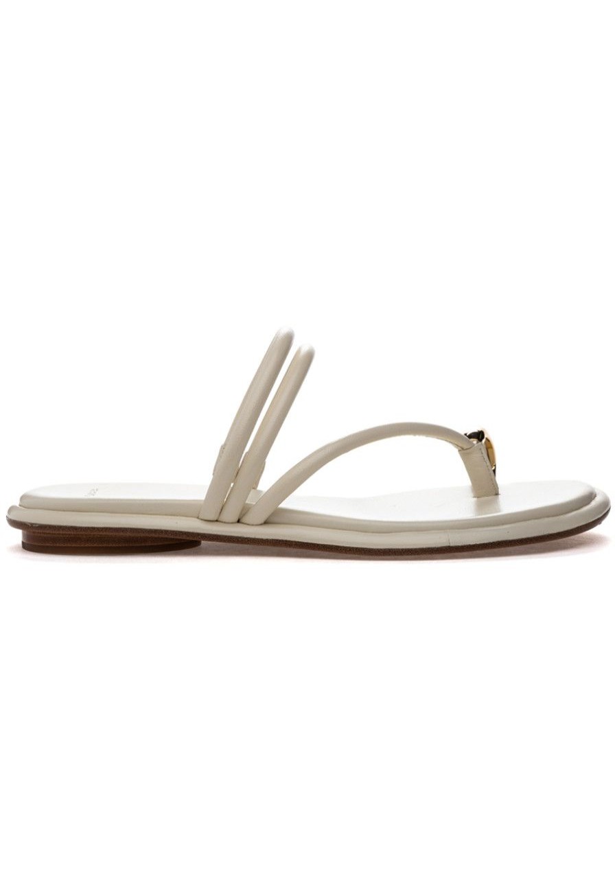 Women Vince Sandals | Lucila Sandal Marble Cream Leather