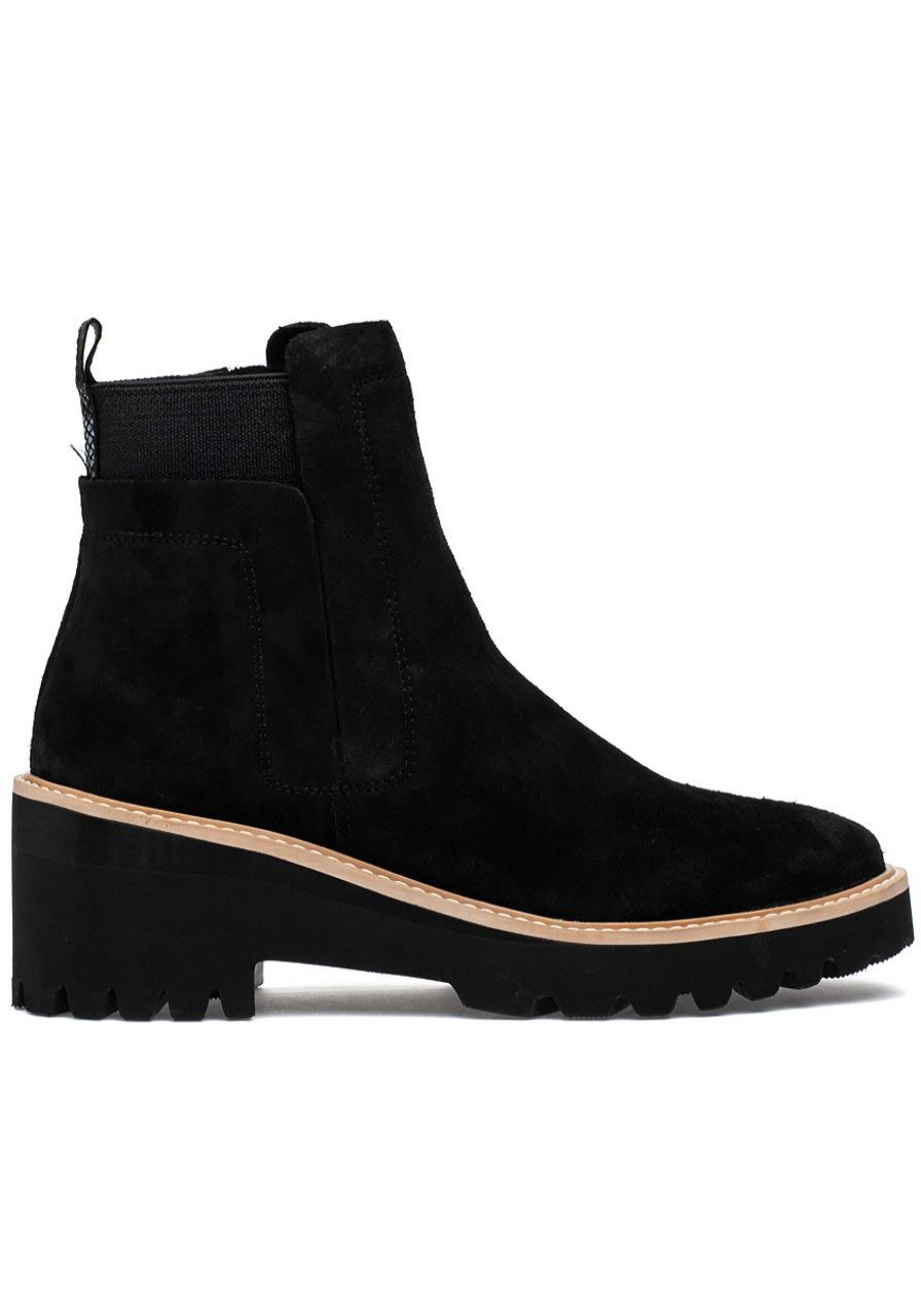 Women Jildor Boots | Mj Boot Black Waterproof Suede