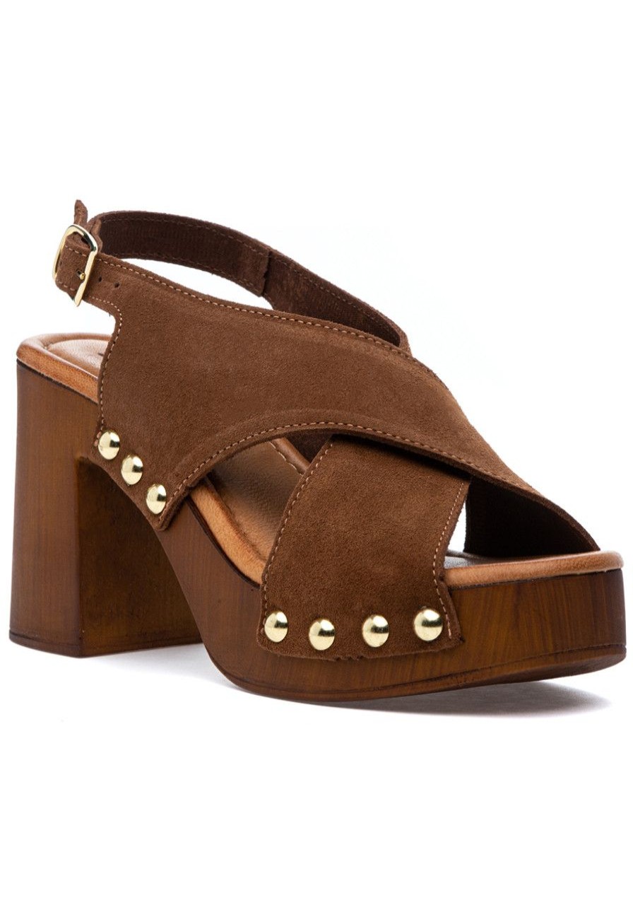 Women 275 Central Sandals | Shepard Sandal Cuoio Suede