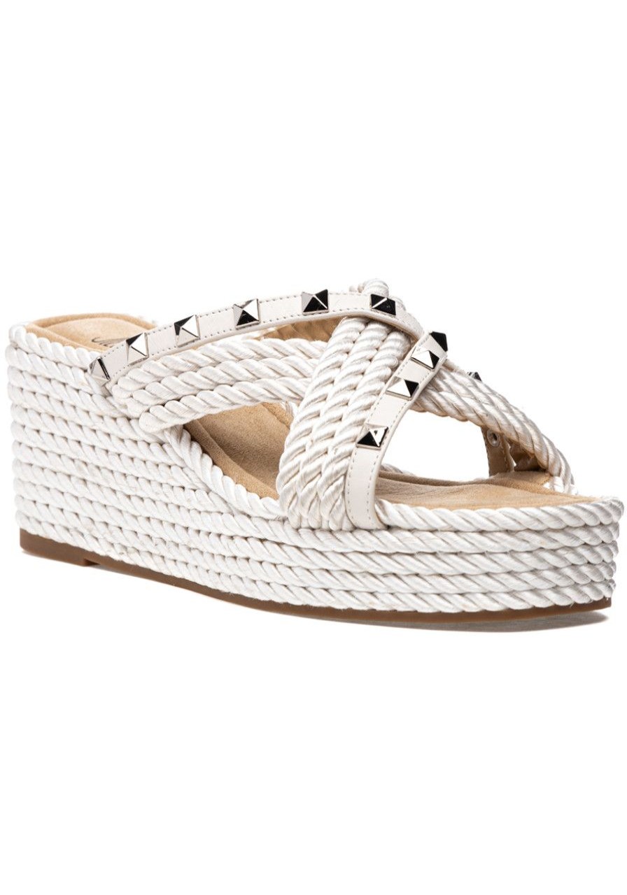 Women Jildor Sandals | Clem Wedge Sandal Milk