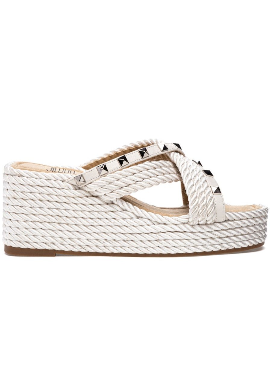 Women Jildor Sandals | Clem Wedge Sandal Milk