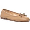 Women Sam Edelman Flats | Felicia Luxe Flat Soft Beige Leather