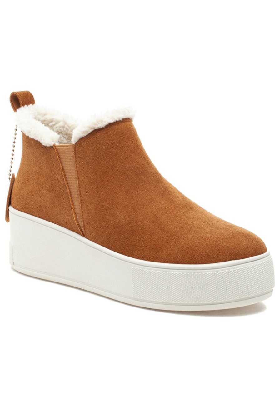 Women J/Slides Boots | Magic Boot Cognac Waterproof Suede