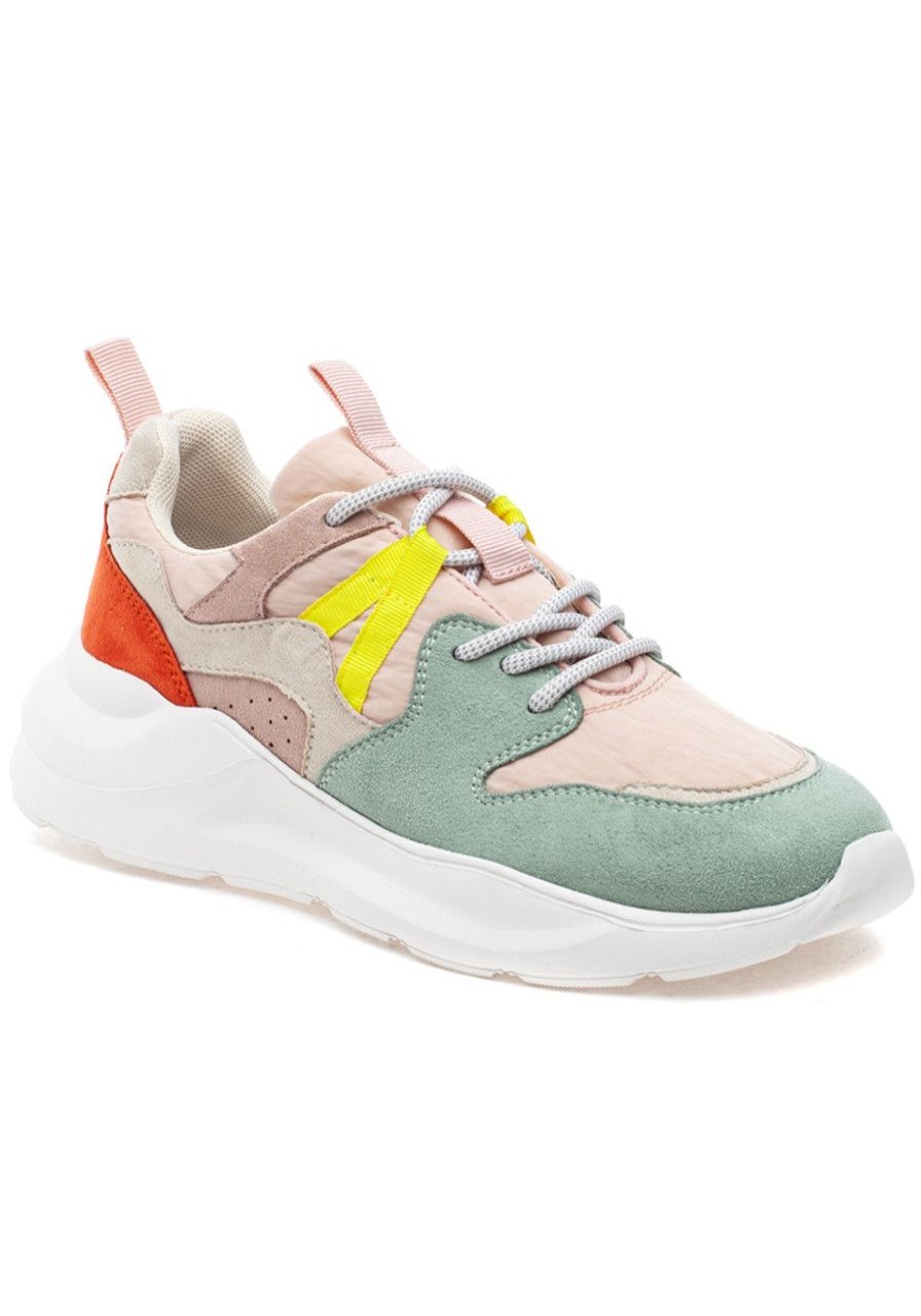 Women Urban Sport Sneakers | Super Sneaker Light Pink/Light Green
