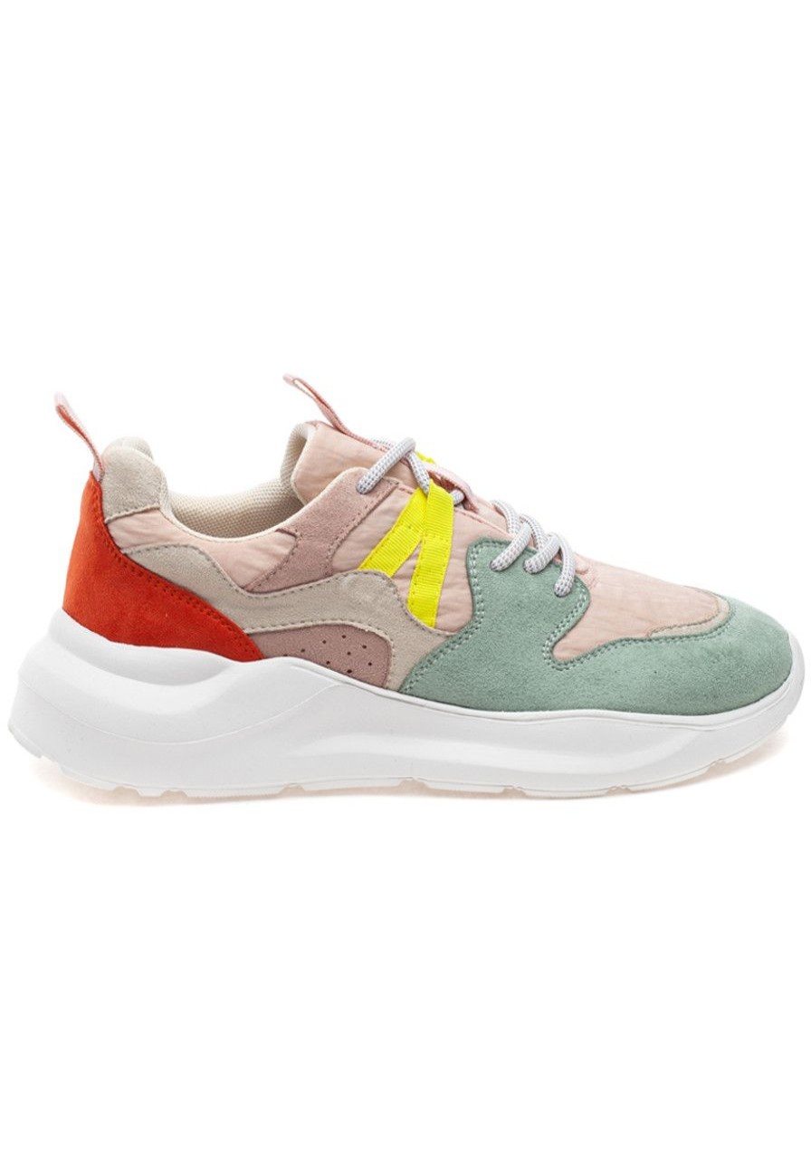 Women Urban Sport Sneakers | Super Sneaker Light Pink/Light Green