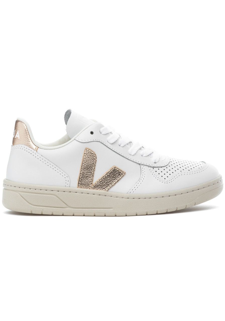 Women Veja Sneakers | V-10 Sneaker Extra White/Platine