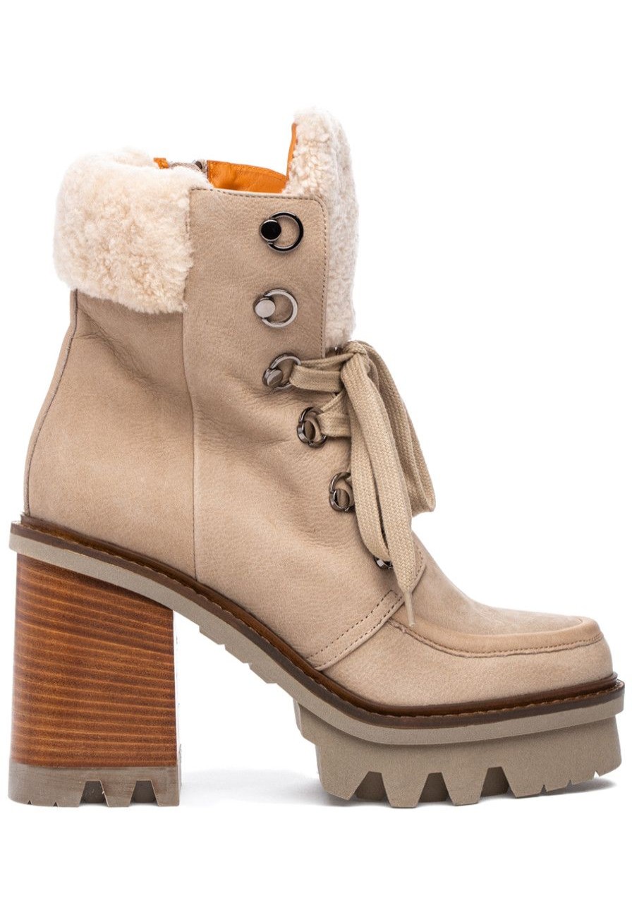Women 275 Central Boots | Lucy Boot Bone Suede