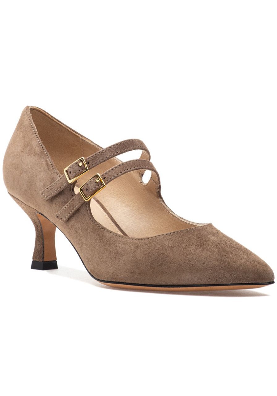 Women 275 Central Pumps | Francia Pump Taupe Suede