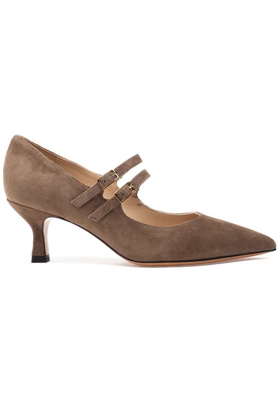 Women 275 Central Pumps | Francia Pump Taupe Suede