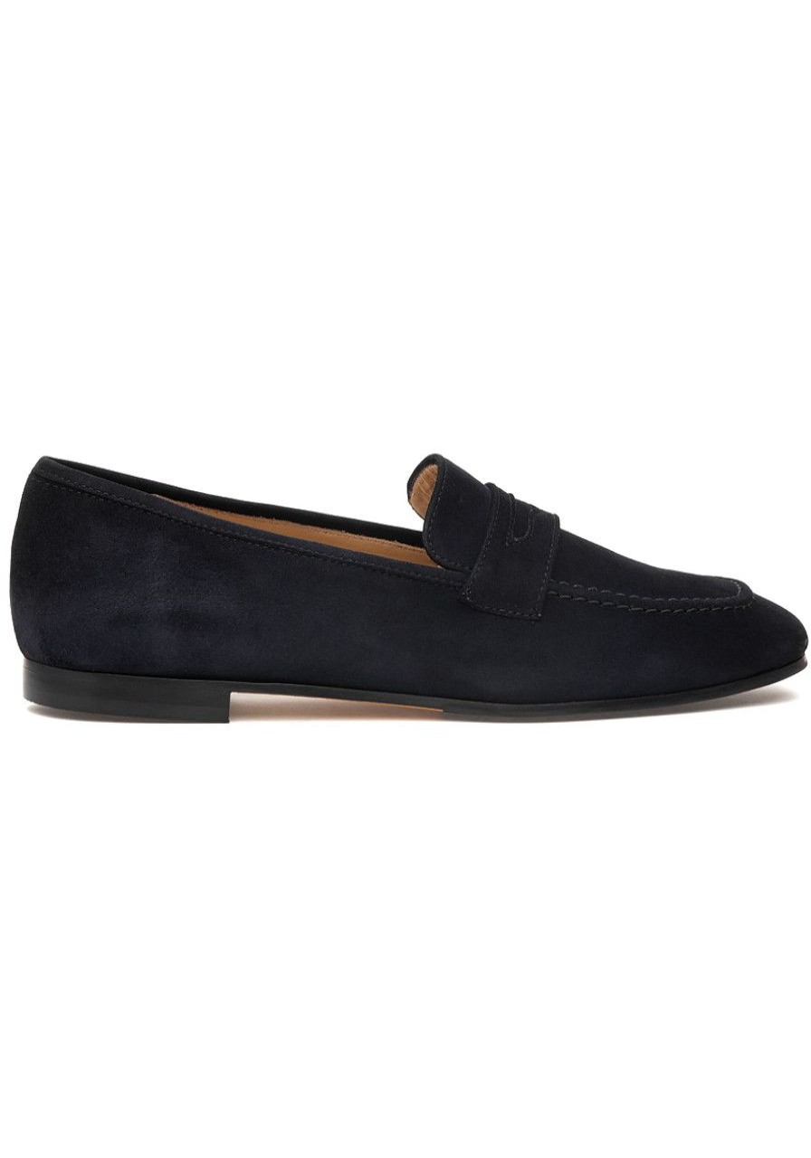 Women 275 Central Loafers & Oxfords | Peyton Loafer Navy Suede