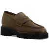 Women 275 Central Loafers & Oxfords | Penny Loafer Olive Suede