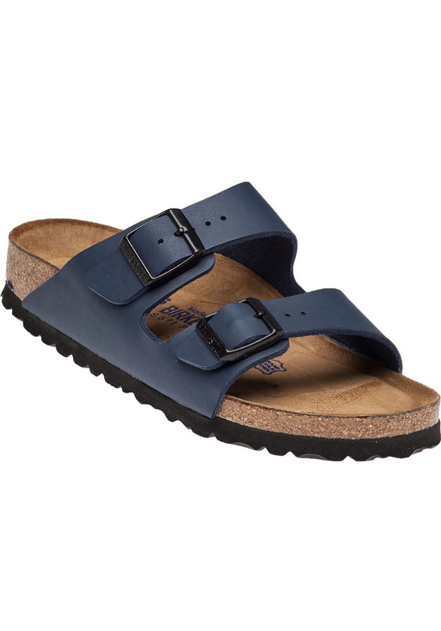 Women Birkenstock Sandals | Arizona Sandal Navy Birko-Flor