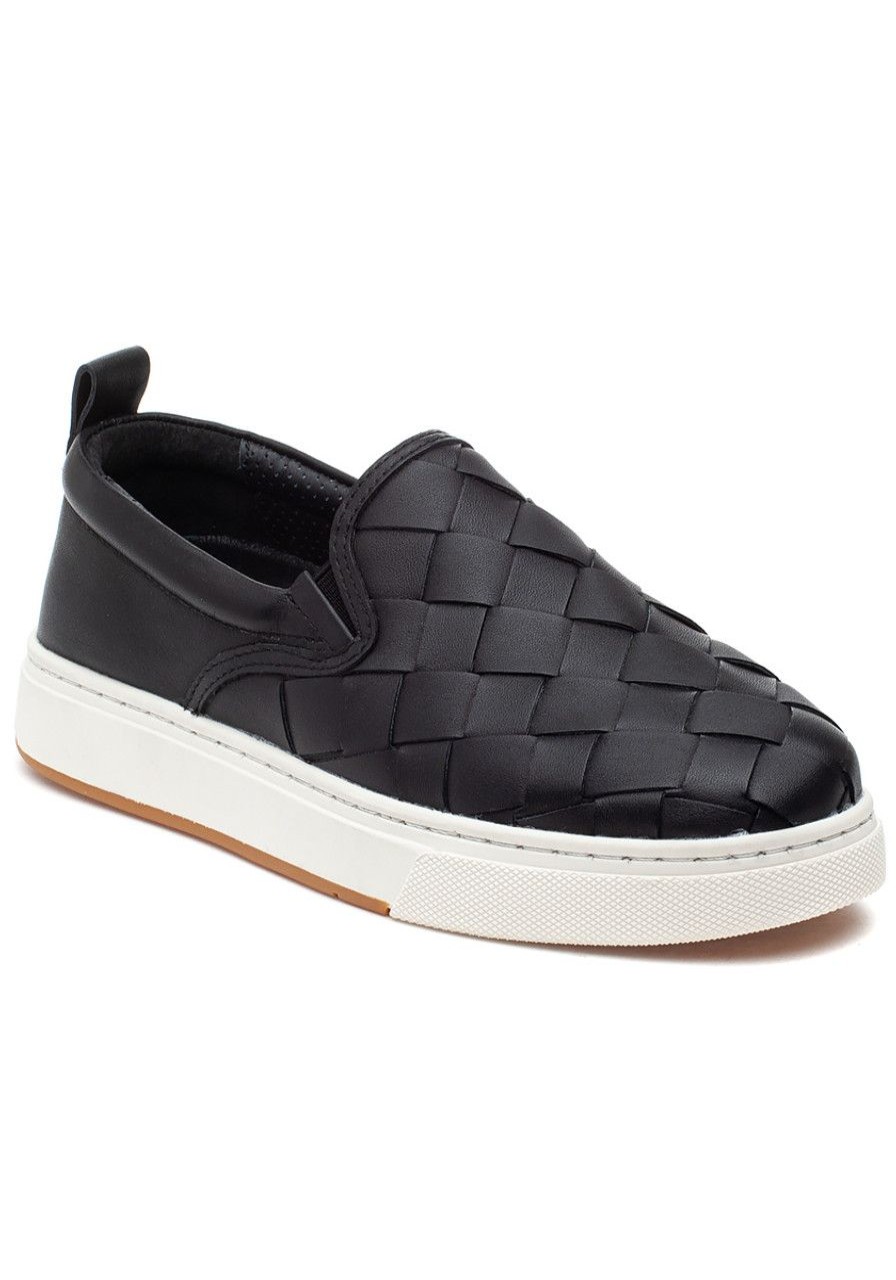 Women J/Slides Sneakers | Junior Sneaker Black Leather