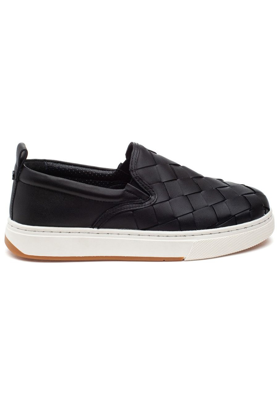 Women J/Slides Sneakers | Junior Sneaker Black Leather