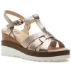 Women Jildor Sandals | Carly Sandal Shell Graine Metallic