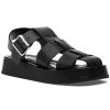 Women 275 Central Sandals | Peppers Fisherman Sandal Black Leather
