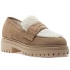 Women 275 Central Loafers & Oxfords | Lewis Loafer Camel Sherpa