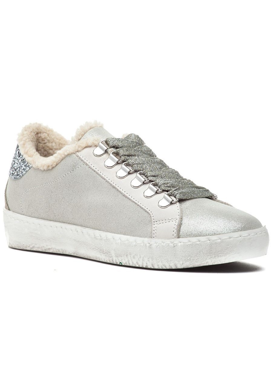 Women 275 Central Sneakers | Moosh Sneaker Silver Suede