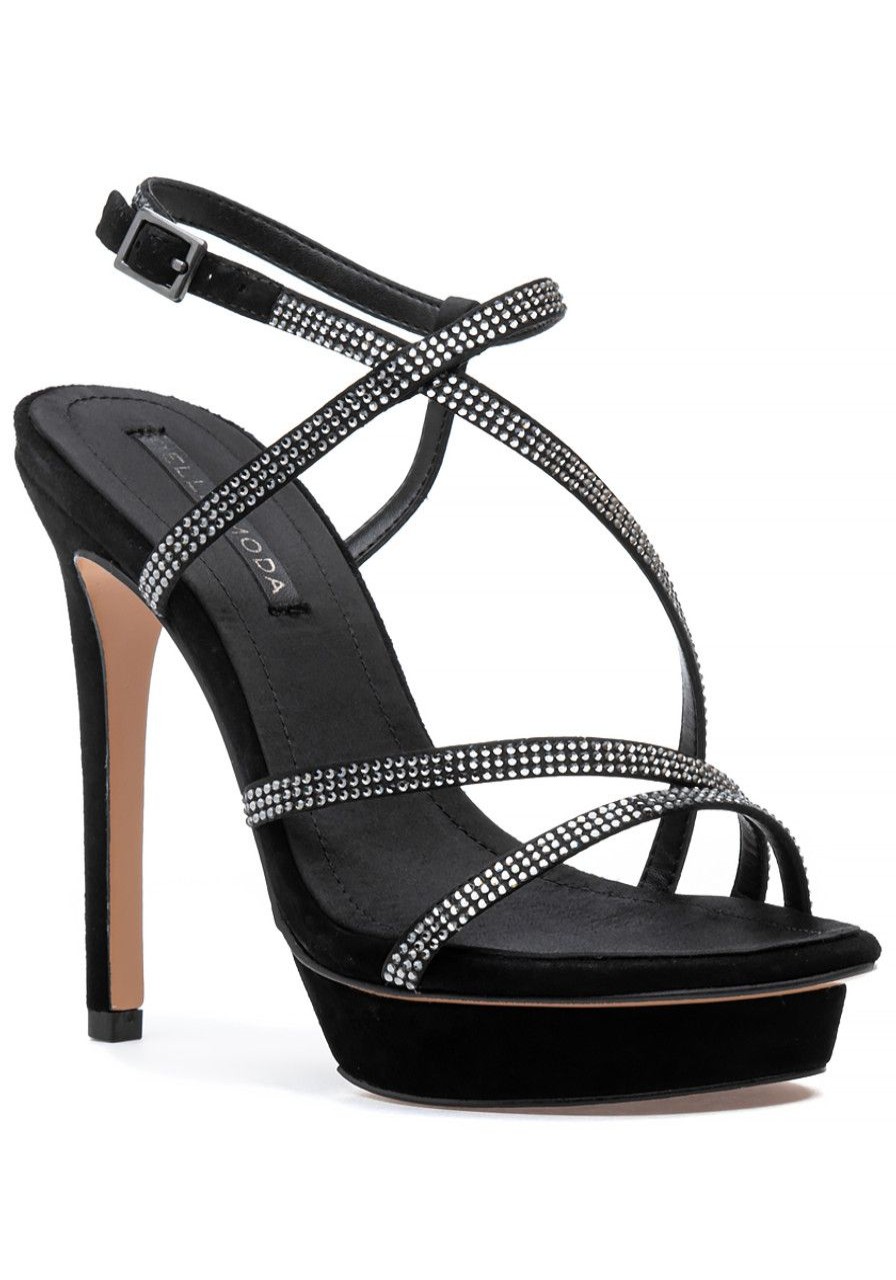 Women Pelle Moda Pumps | Oyla 2 Sandal Black