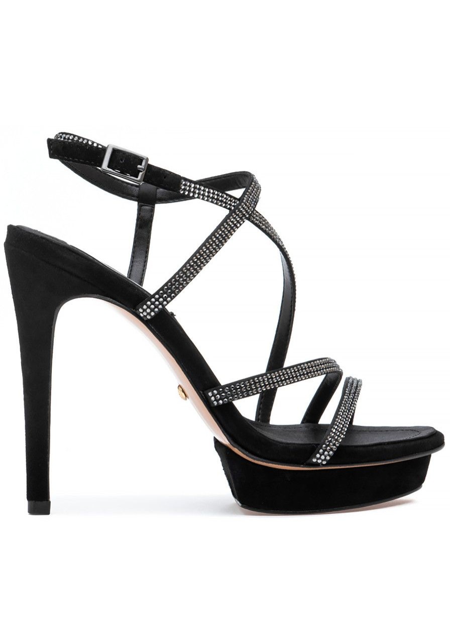 Women Pelle Moda Pumps | Oyla 2 Sandal Black