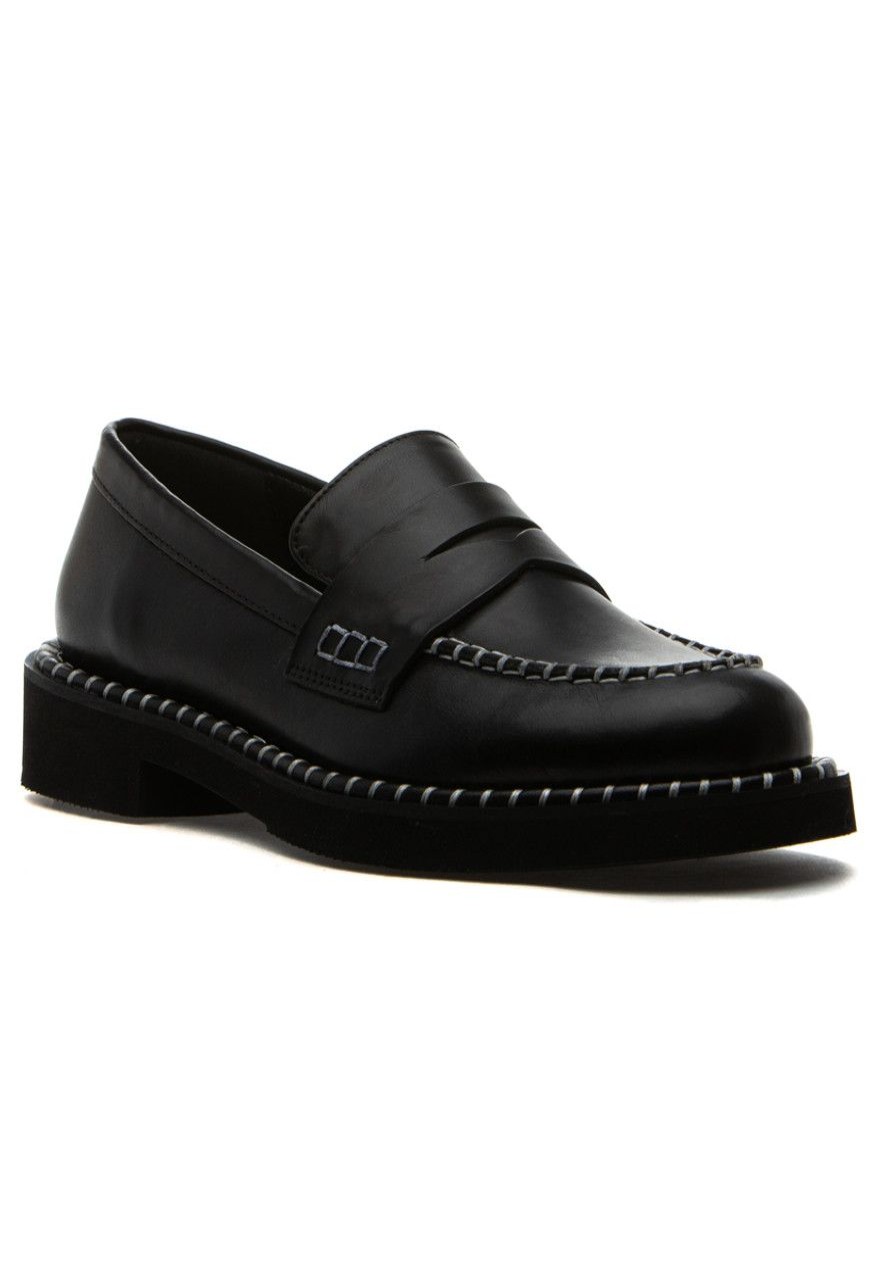 Women 275 Central Loafers & Oxfords | Potter Loafer Black Leather